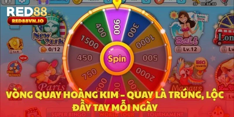 Vòng Quay Hoàng Kim – Quay Là Trúng, Lộc Đầy Tay Mỗi Ngày